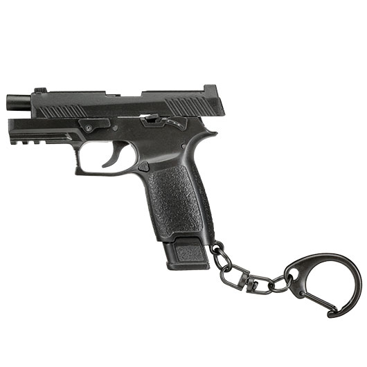 WoSport Schlsselanhnger P320 Pistole 1:4 Miniaturmodell schwarz Bild 2