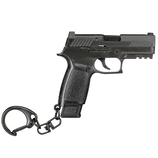 WoSport Schlsselanhnger P320 Pistole 1:4 Miniaturmodell schwarz Bild 3