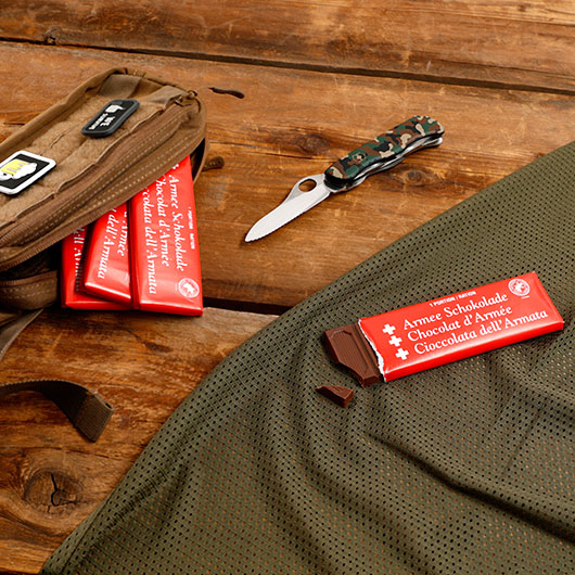 Schweizer Armee Schokolade 50g Tafel Bild 1