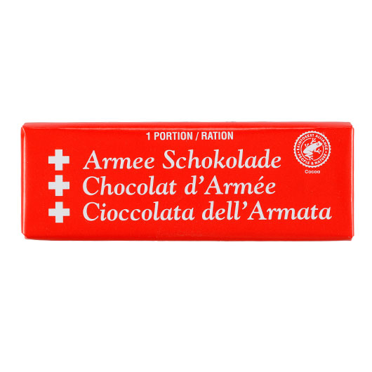Schweizer Armee Schokolade 50g Tafel Bild 2