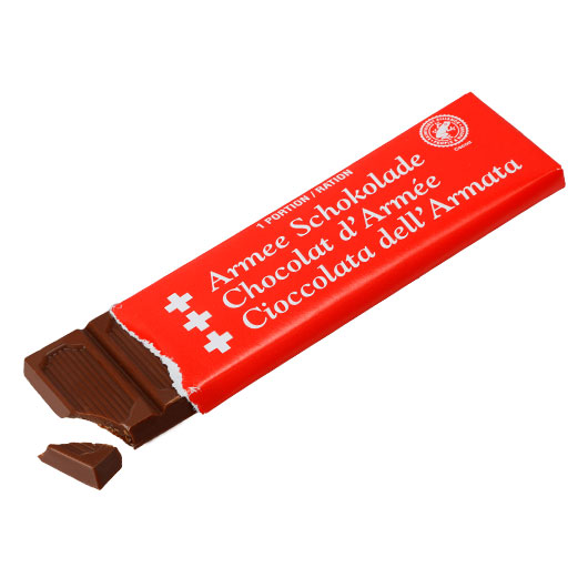 Schweizer Armee Schokolade 50g Tafel Bild 4