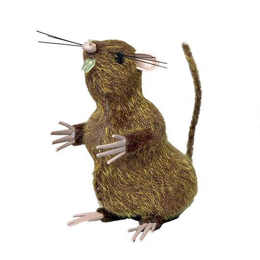 Dekofigur stehende Ratte 12 cm Bild 1