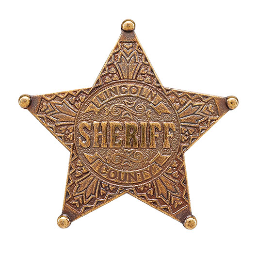 Sheriffstern Lincoln County Pat Garrett USA 1881