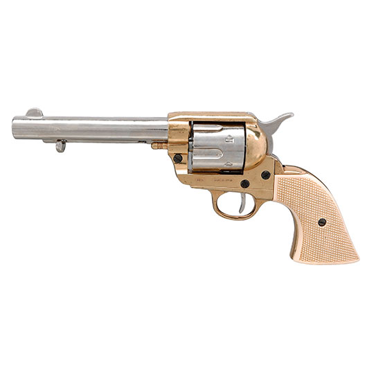 45er Colt Peacemaker USA 1873 messingfarben Deko