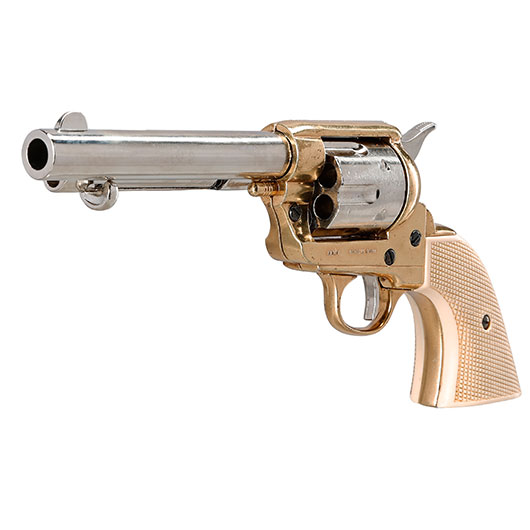 45er Colt Peacemaker USA 1873 messingfarben Deko Bild 1