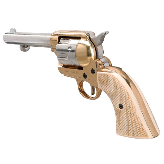 45er Colt Peacemaker USA 1873 messingfarben Deko Bild 2