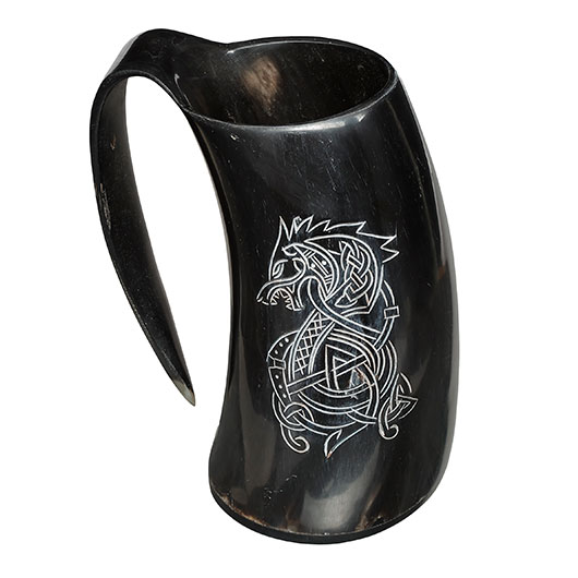 Krug Fenrir aus Bffelhorn 350-450 ml