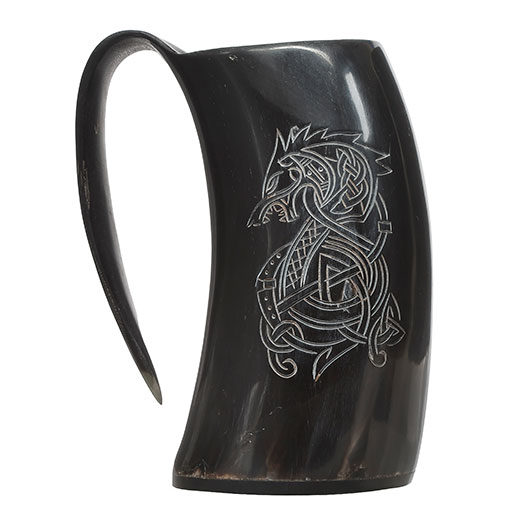 Krug Fenrir aus Bffelhorn 350-450 ml Bild 1