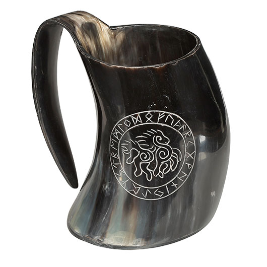 Krug Sleipnir aus Bffelhorn 650-800 ml