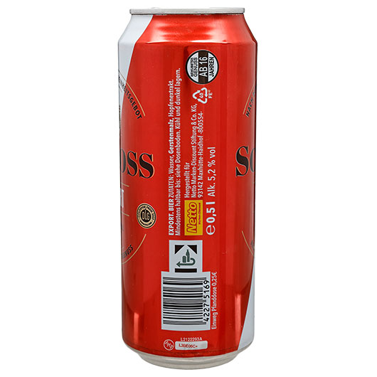Dosentresor Schloss Export Bierdose Bild 4