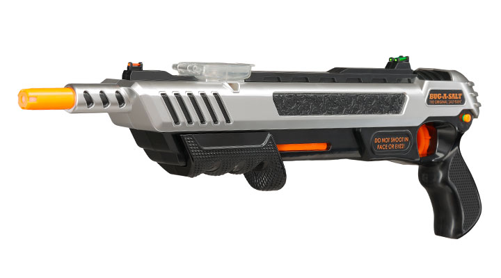 Bug-A-Salt Salzgewehr Actionblaster Fliegenvernichter Advanced Combat Fibre Optic 3.0 silber Bild 1