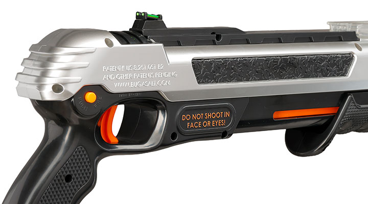 Bug-A-Salt Salzgewehr Actionblaster Fliegenvernichter Advanced Combat Fibre Optic 3.0 silber Bild 8