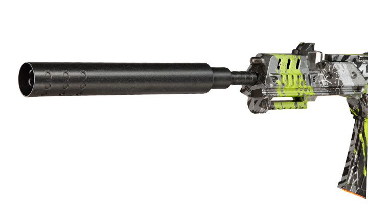 Hydrogel Actionblaster Extreme elektrisch inkl. Akku, Schalldämpfer, Gelkugeln & Schutzbrille camo Bild 9