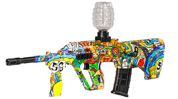Asgard Actionblaster SW20B elektrisch fr Schaumstoff-Pfeile, Gel- und Airsoftmunition inkl. Akku, Munition & Schutzbrille Bild 1