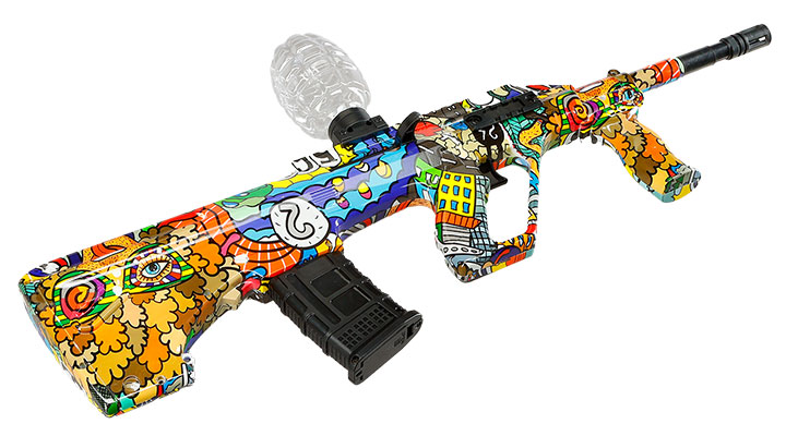 Asgard Actionblaster SW20B elektrisch fr Schaumstoff-Pfeile, Gel- und Airsoftmunition inkl. Akku, Munition & Schutzbrille Bild 10