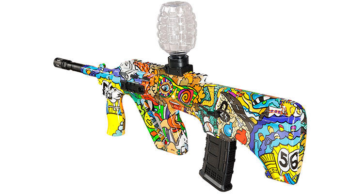 Asgard Actionblaster SW20B elektrisch fr Schaumstoff-Pfeile, Gel- und Airsoftmunition inkl. Akku, Munition & Schutzbrille Bild 3