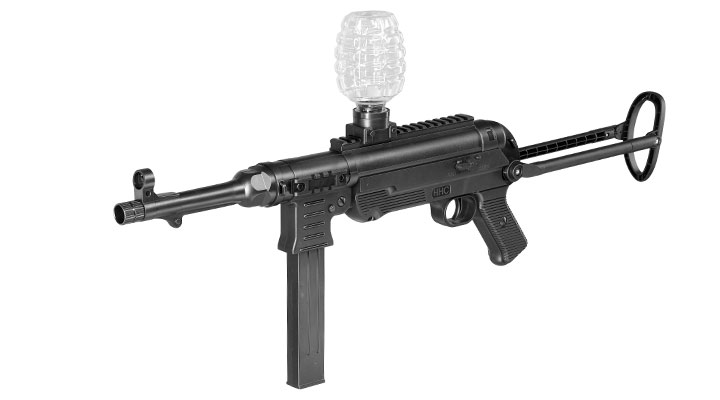 Asgard Actionblaster MP40 elektrisch fr Schaumstoff-Pfeile, Gel- und Airsoftmunition inkl. Akku, Munition, Schutzbrille & T Bild 1