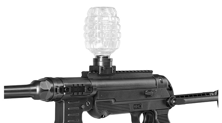 Asgard Actionblaster MP40 elektrisch fr Schaumstoff-Pfeile, Gel- und Airsoftmunition inkl. Akku, Munition, Schutzbrille & T Bild 2