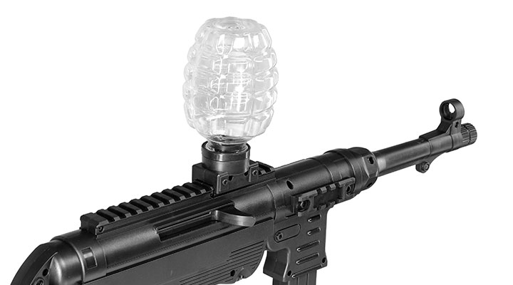 Asgard Actionblaster MP40 elektrisch fr Schaumstoff-Pfeile, Gel- und Airsoftmunition inkl. Akku, Munition, Schutzbrille & T Bild 7
