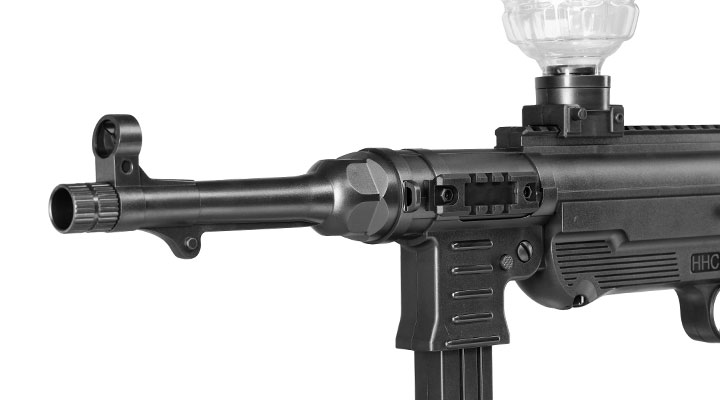 Asgard Actionblaster MP40 elektrisch fr Schaumstoff-Pfeile, Gel- und Airsoftmunition inkl. Akku, Munition, Schutzbrille & T Bild 8
