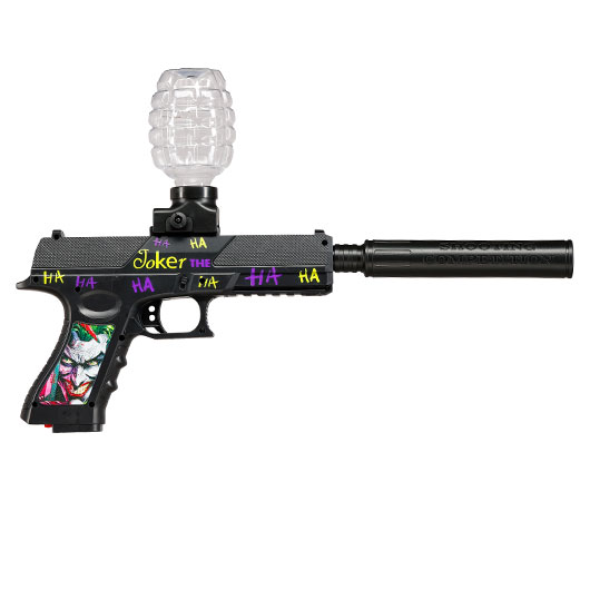 Gelpistole Actionblaster Joker elektrisch inkl. Akku, Schalldmpfer & Gelkugeln schwarz Bild 3