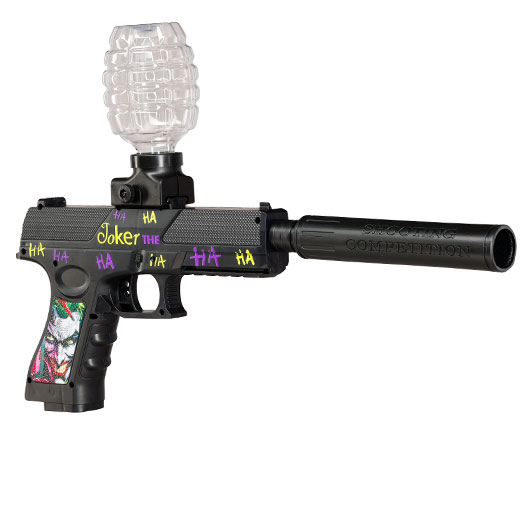 Gelpistole Actionblaster Joker elektrisch inkl. Akku, Schalldmpfer & Gelkugeln schwarz Bild 4