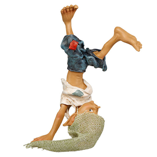 Dekofiguren Pixie Kobold macht Kopfstand 2er Set 11,8 x 15,5 cm Bild 3