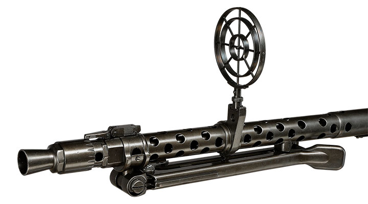Dekowaffe Dt. Maschinengewehr MG 34 mit Fliegervisier Kreiskorn Bild 8