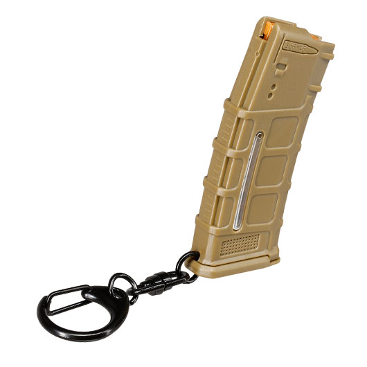 WoSport Schlsselanhnger Magazin MP-Mag 1:3 Miniaturmodell tan Bild 3