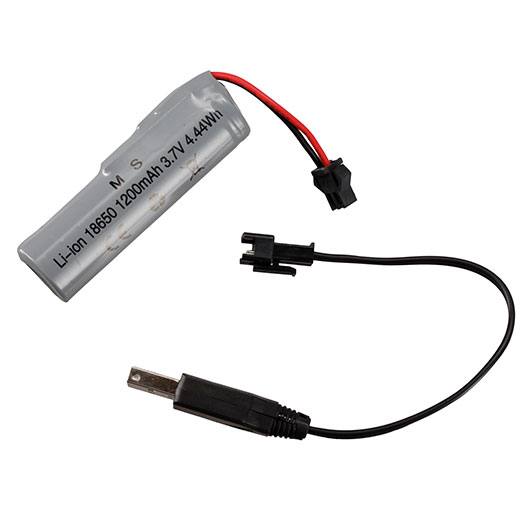 Elektrische Wasserpistole inkl. 1200mAh Akku mit Wasserspeicher 150ml und extra 350 ml. Wassertank, inkl Ladekabel Bild 6