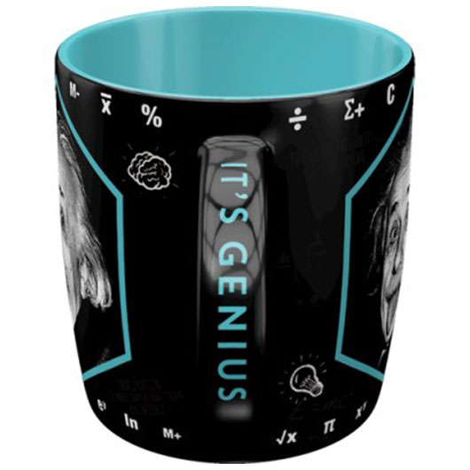 Nostalgic Art Retro Tasse mit 'EINSTEIN-ENERGY = ME + COFFEE' Motiv Bild 3
