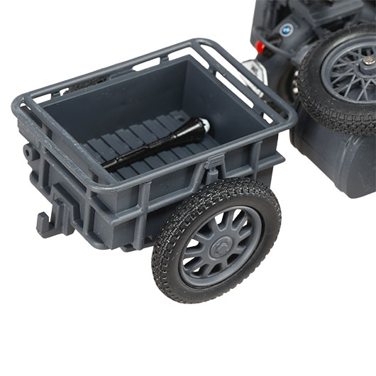 Techno 1:24 BMW R75 Gespann mit Anhnger und Panzerfaust 30 grau Bild 11