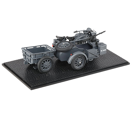 Techno 1:24 BMW R75 Gespann mit Anhnger und Panzerfaust 30 grau Bild 2