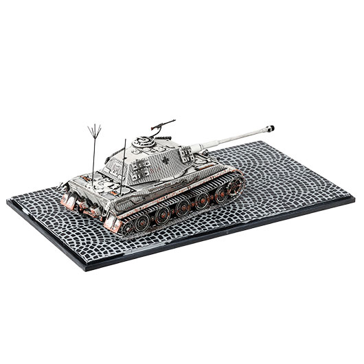 Techno 1:72 Panzer Sd.Kfz. 182 Tiger II Knigstiger Metallmodell Ausfhrung Budapest 1944 - 1945 Bild 2