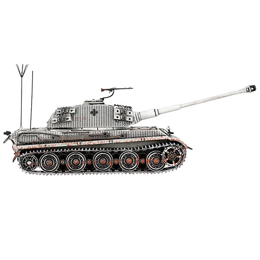 Techno 1:72 Panzer Sd.Kfz. 182 Tiger II Knigstiger Metallmodell Ausfhrung Budapest 1944 - 1945 Bild 8