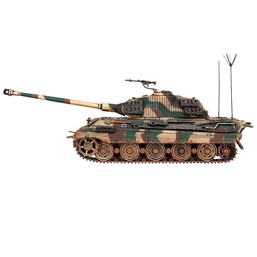 Techno 1:72 Panzer Sd.Kfz. 182 Tiger II Knigstiger Metallmodell Ausfhrung Hrtgenwald 1945 Bild 7