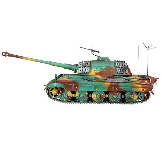 Techno 1:72 Panzer Sd.Kfz. 182 Tiger II Knigstiger Metallmodell Ausfhrung Ostfront 1944 Bild 7