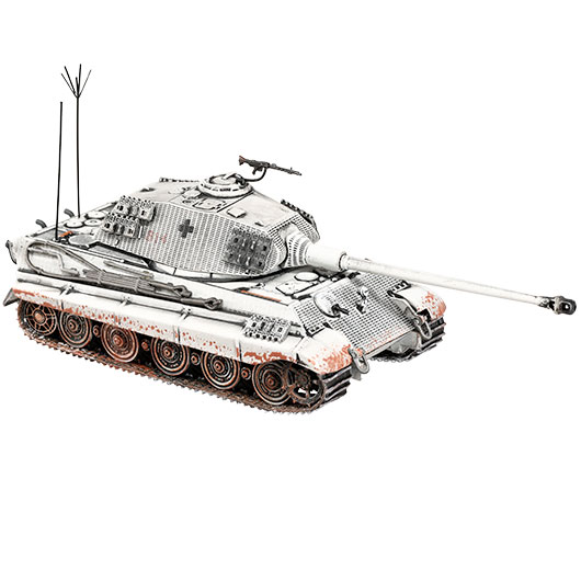 Techno 1:72 Panzer Sd.Kfz. 182 Tiger II Knigstiger Metallmodell Ausfhrung Berlin 1945 Winter Bild 4