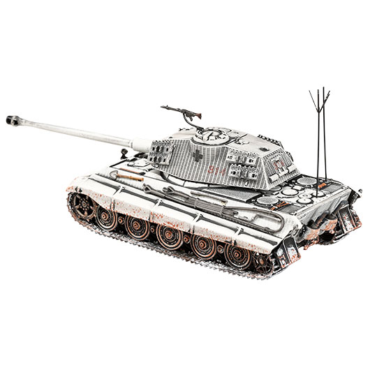 Techno 1:72 Panzer Sd.Kfz. 182 Tiger II Knigstiger Metallmodell Ausfhrung Berlin 1945 Winter Bild 6