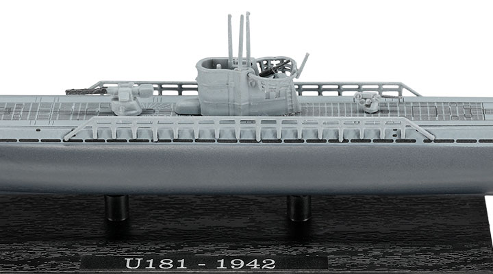 Techno 1:350 U181 1942 U-Boot Metall Standmodell Bild 8