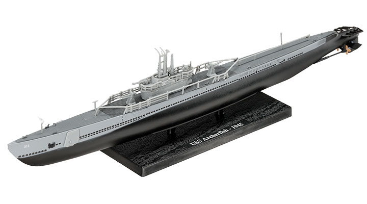 Techno 1:350 USS Archerfish 1945 U-Boot Metall Standmodell