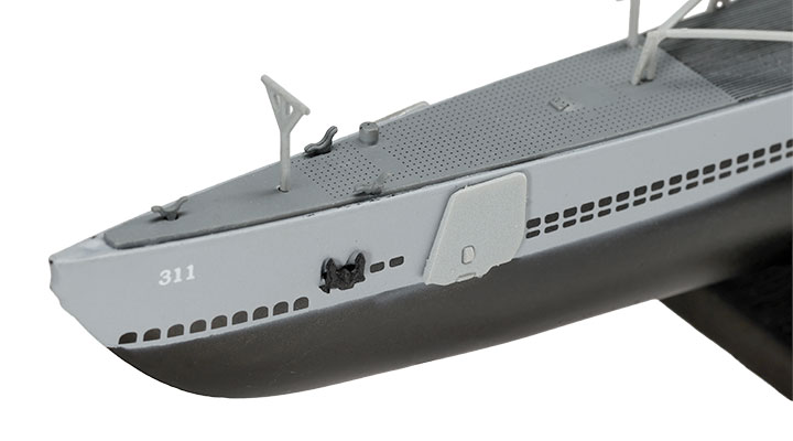 Techno 1:350 USS Archerfish 1945 U-Boot Metall Standmodell Bild 6