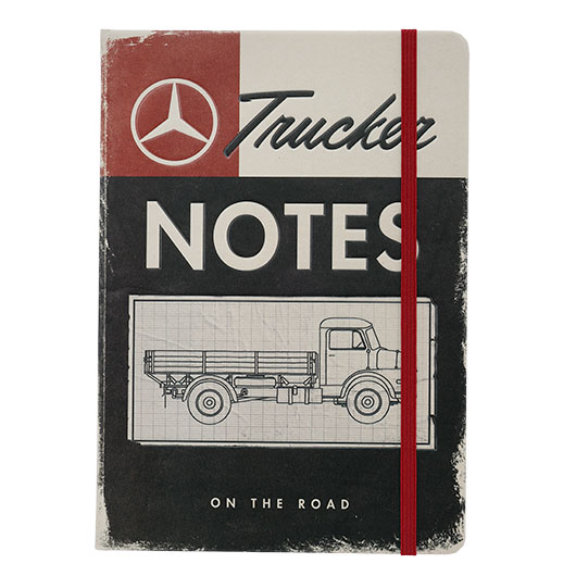 NostalgicArt Daimler-Truck - Truck Notes hochwertiges Notizbuch fr den tglichen Gebrauch