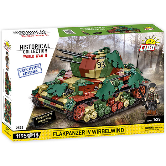 Cobi Historical Collection Bausatz Flakpanzer IV Wirbelwind EXECUTIVE EDITION 1195 Teile 2593 Bild 2