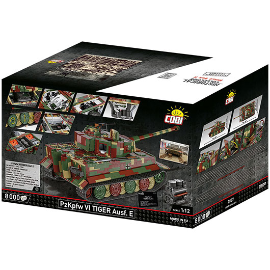 Cobi Historical Collection Bausatz 1:12 Panzer PzKpfw VI Tiger Ausf. E 8000 Teile 2807 - Executive Edition Bild 4