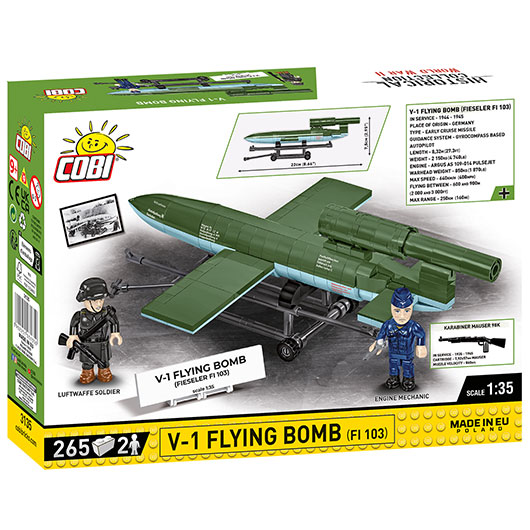 Cobi Historical Collection Bausatz V-1 Flying Bomb (FI 103) 265 Teile 3135 Bild 3