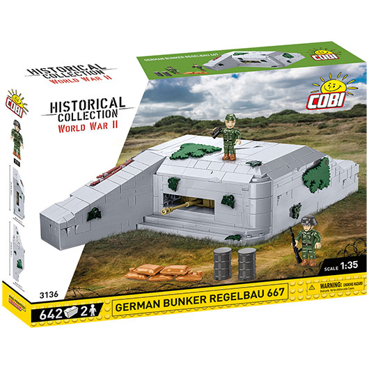 Cobi Historical Collection Bausatz German Bunker Regelbau 667 642 Teile 3136 Bild 2