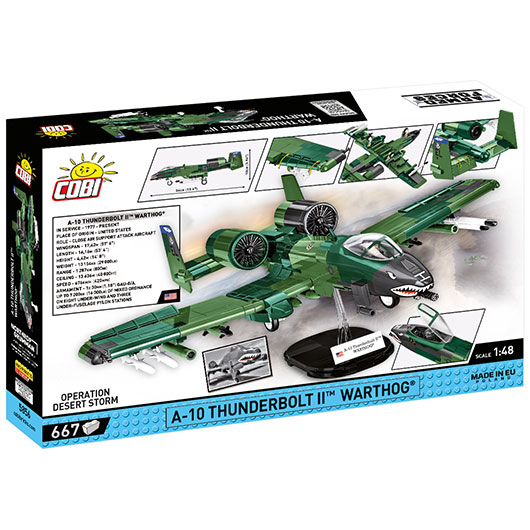 Cobi Small Army / Armed Forces Bausatz A-10 Thunderbolt II Warthog 667 Teile 5856 Bild 3