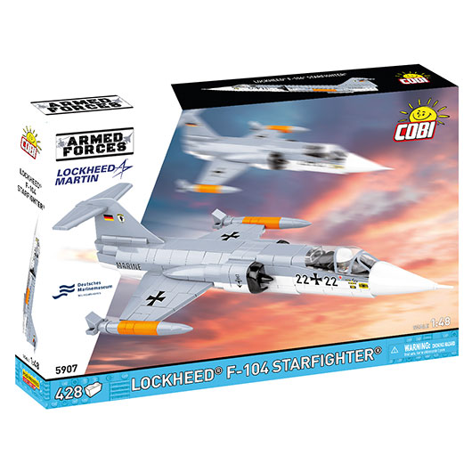 Cobi Armed Forces Bausatz Flugzeug Lockheed F-104 Starfighter 428 Teile 5907 Bild 1