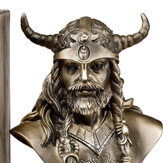 Buchsttzen Wikinger-Bste 2er Set Bild 4